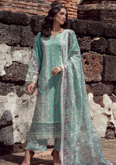 Lawn - Marwat Textiles - Gulmina - Luxury 25 - Vol-II - D#03 - PERIDOT MIST