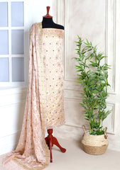 Formals - Fancy Closet - 2 pcs Suit - Satin Silk Jamawar D#10 LT Pink