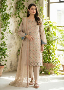 Formals - Riwaj - Fancy Net - 2 Pcs Suit - CND#2783 - Beige