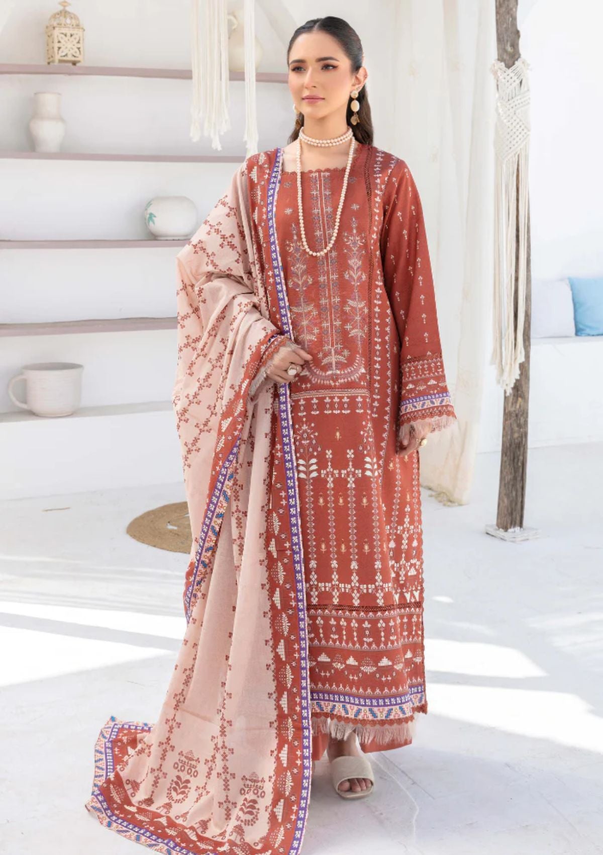 Humdum Lawn Collection - Humdum - Saira Bano - HB24#03 – Saleem Fabrics Traditions