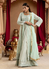 Pret Collection - Manahils - Jal Pari - KURTI-B-007-AQUA