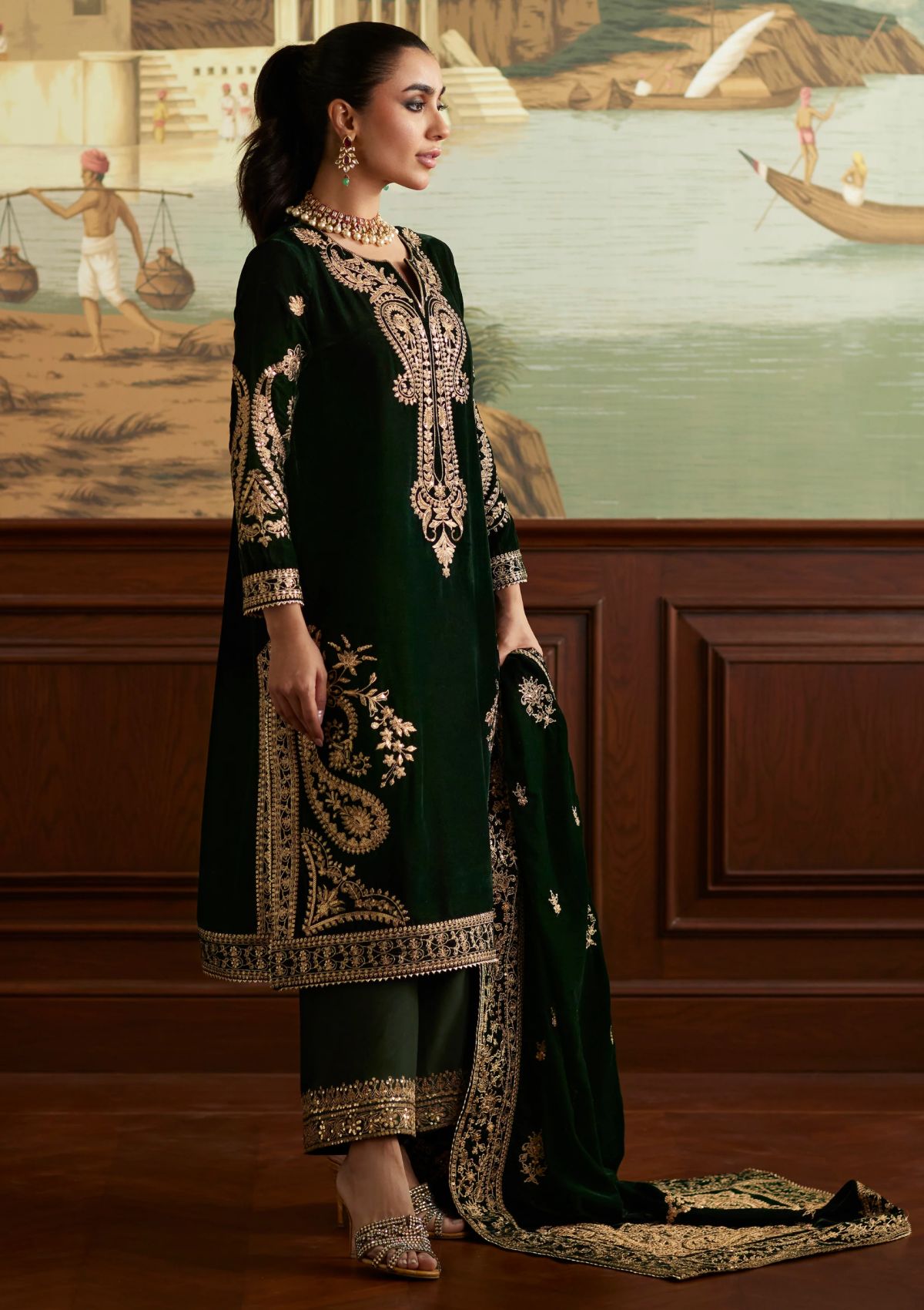 Winter Collection - Mina Hasan - Velvet Luxe - Zehra