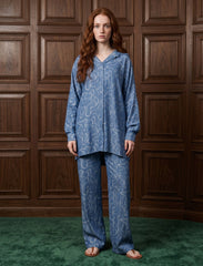 Pret - Moven - Abstract Co-Ord Set - Blue