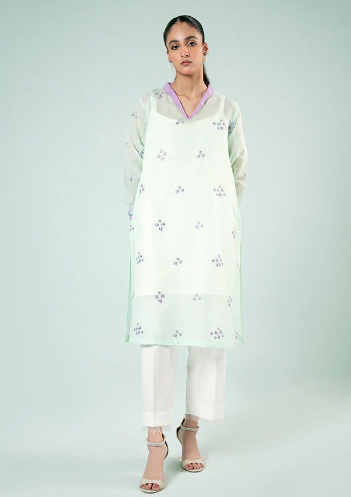 Pret Collection - Fozia Khalid - Basics Vol 3 - Meadow Kurta