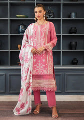 Lawn - Shazme - Noura - Luxury 25 - SHN#05 - Coral Pink