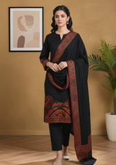 Winter - Riwaj - Pashmina Jamawar Suit - Patch Work - D#11 - Multi