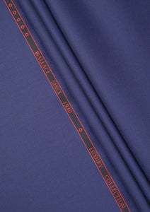 Drago Luxury Micron Super 180's Wool Fabric - R Blue