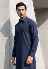 Elite Men Stylo Suiting Wash n Wear - N Blue