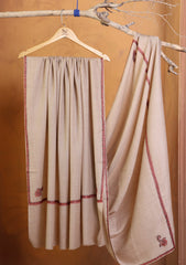 Pashmina Kashmiri Border Shawl D#152 - Skin