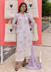 Lawn - Saad Shaikh - Mojito - Printed 25 - SS#1104 - Haze