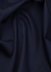 Reda Solid Weave Super 110's Wool Fabric - N Blue
