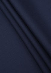 Scabal Pure Suiting Super 170's Wool Fabric - N Blue