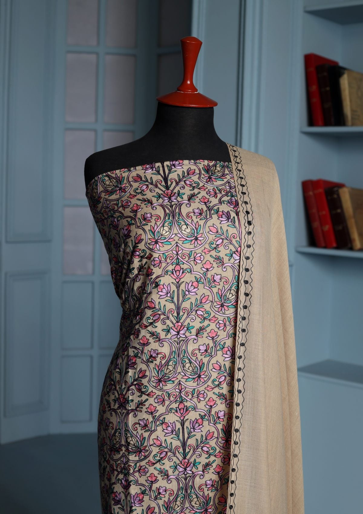 Winter Collection - Riwaj - Pashmina Embroidered Suit - Volume II - D#06 (I)