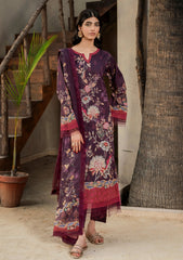 Lawn - Firdous - Sunspell - Summer 25 - D#145 - Mulberry