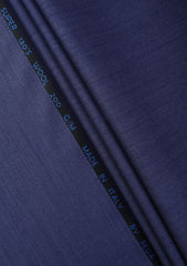 Reda Solid Tropical 130's Wool Fabric - P Blue