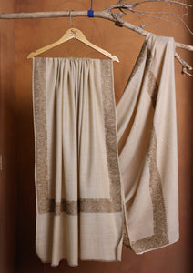 Pashmina Embroidered Border Shawl D#05 - Skin 1