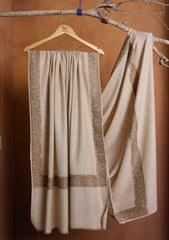 Pashmina Embroidered Border Shawl D#05 - Skin 1