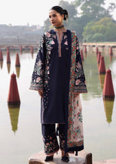 Winter - Jugnu by Hussain Rehar - Premium Khaddar - Unstitched 25 - NAVI