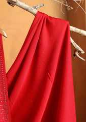 Pashmina Stone Work Shawl D#07 - Red