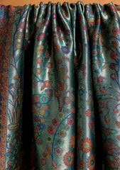 Pashmina Zari Jamawar Shawl D#221 - DS Green