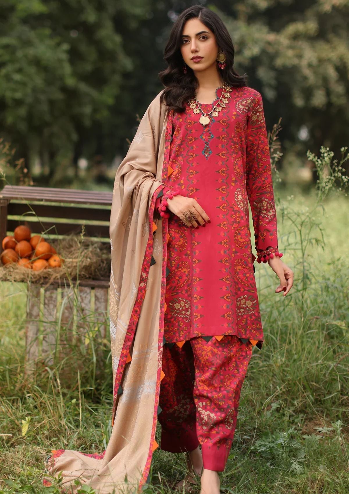 Winter Collection - Charizma - Signature Printed Linen Jacquard - SPW4 - 09