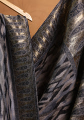 Pashmina Zari Jamawar Shawl D#24 - Black