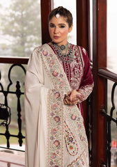 Winter Collection - Maryam Hussain - Winter Shawl 24 - D#8 - Jade