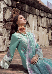 Lawn - Marwat Textiles - Gulmina - Luxury 25 - Vol-II - D#03 - PERIDOT MIST