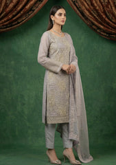 Formals - Riwaj - Fancy Net - 2 Pcs Suit - CND#2174 - Purple