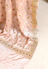 Formals - Fancy Closet - 2 pcs Suit - Satin Silk Jamawar D#10 LT Pink