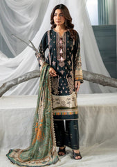 Winter - Meerak - Embroidered Linen 25 - Zink Desire