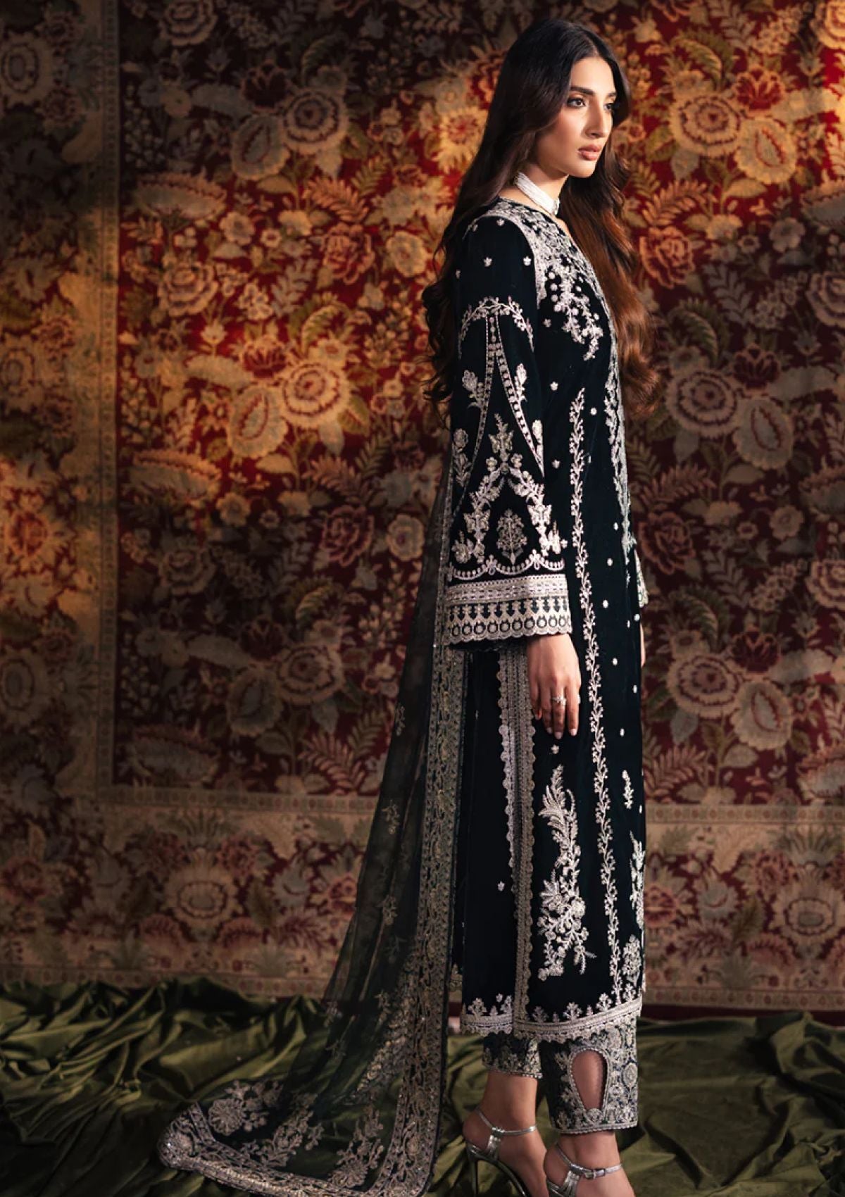 Winter Collection - Qalamkar - Velvet Edit - QV24#03 - SAMIRA