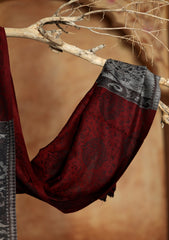 Pashmina Jamawar Shawl D#130 - Maroon