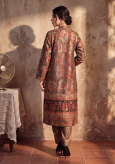 Pret - Riwaj - Silk Kani Zari Jamawar Shirt - Fawn