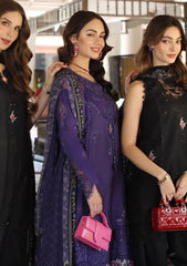 Lawn - Noor By Saadia Asad - Eid Luxury - Handwork Laserkari - NEH25#4B