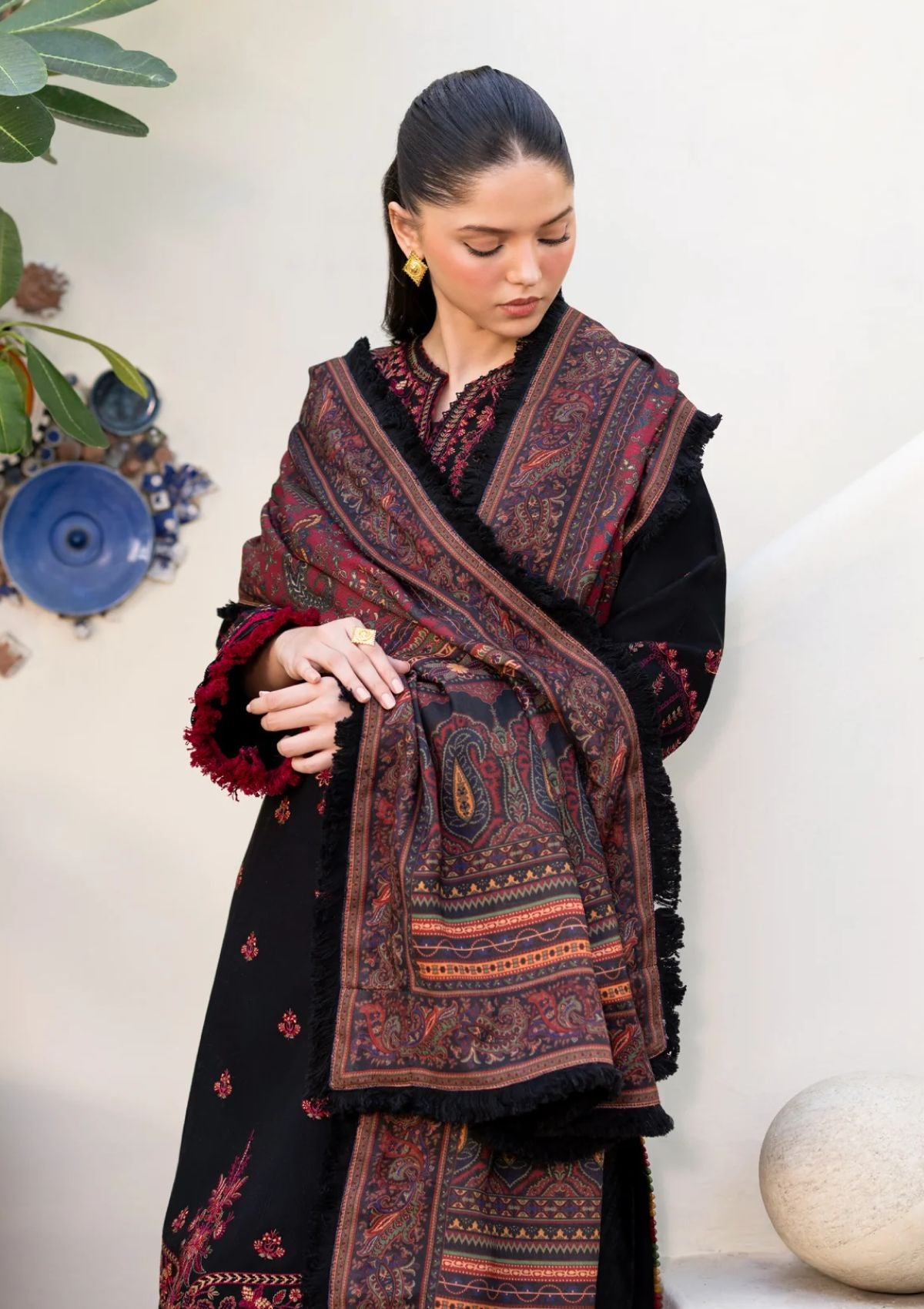 Winter Collection - Xenia - Dhoop Kinaray 24 - DK#03 - SIYAH