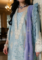 Lawn - Sundas Ahad - Camelia - Luxury 26 - EL#05 - Bleuet