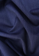 Reda Solid Tropical 130's Wool Fabric - P Blue