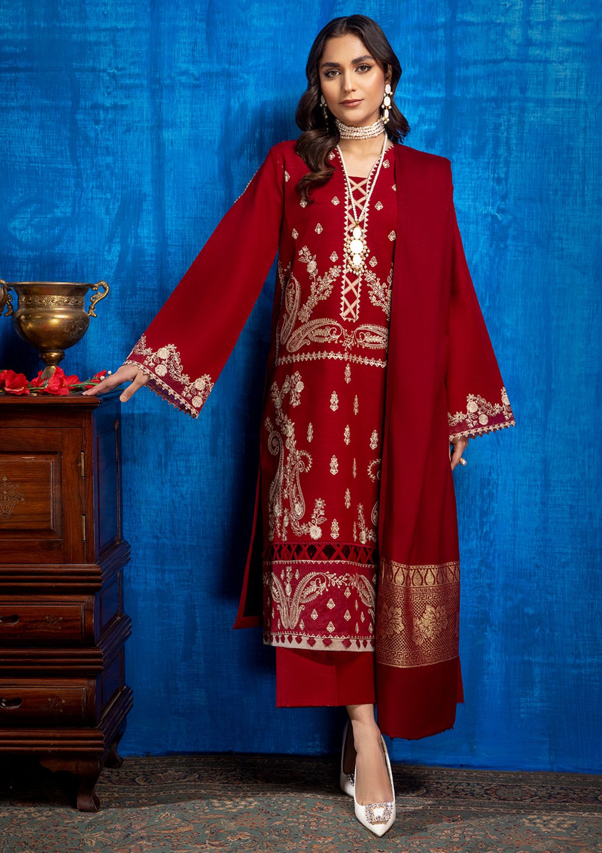 Winter Collection - Bin Ilyas - Remal - Khaddar - D#1944-B