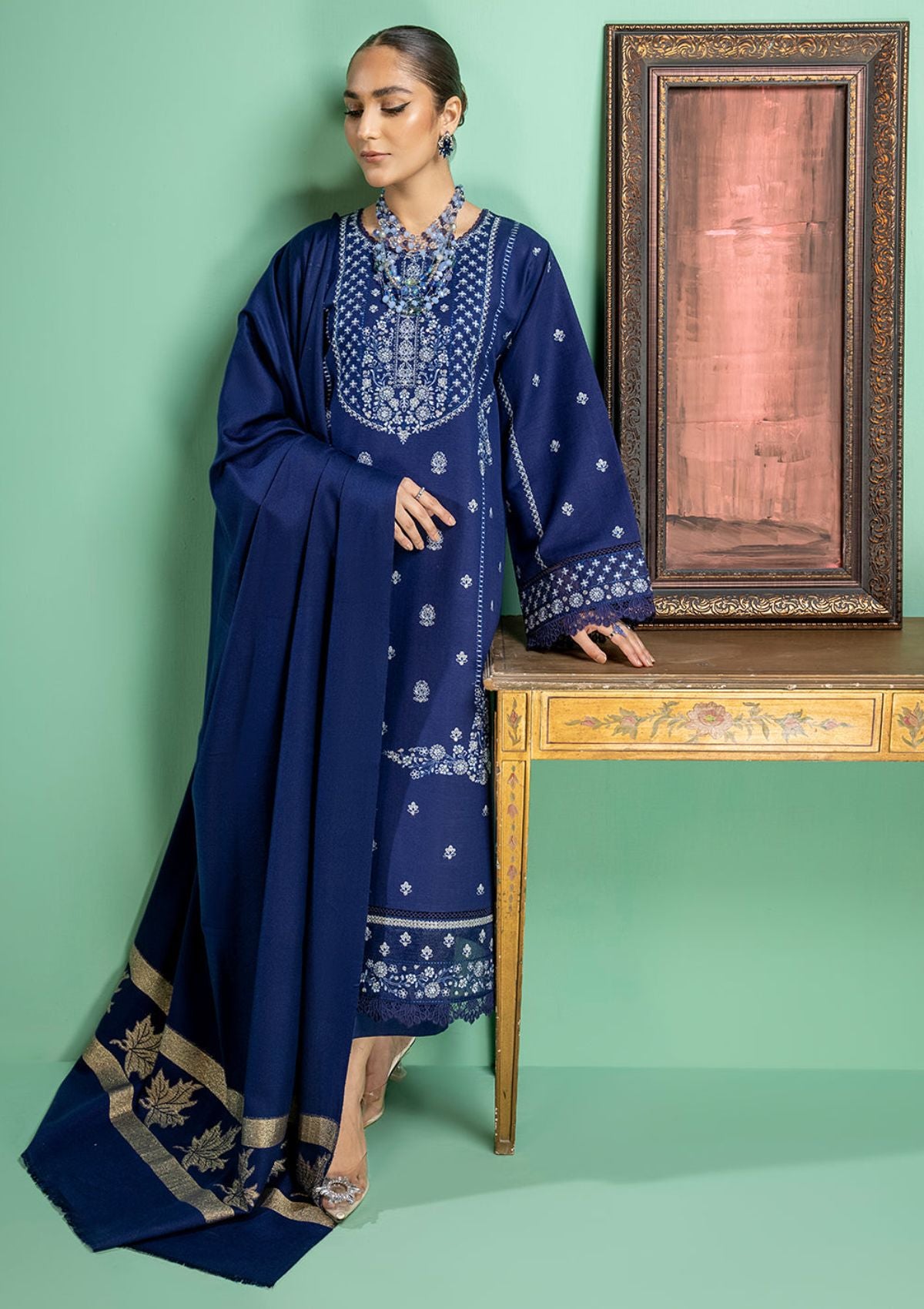 Winter Collection - Bin Ilyas - Remal - Khaddar - D#1945-A