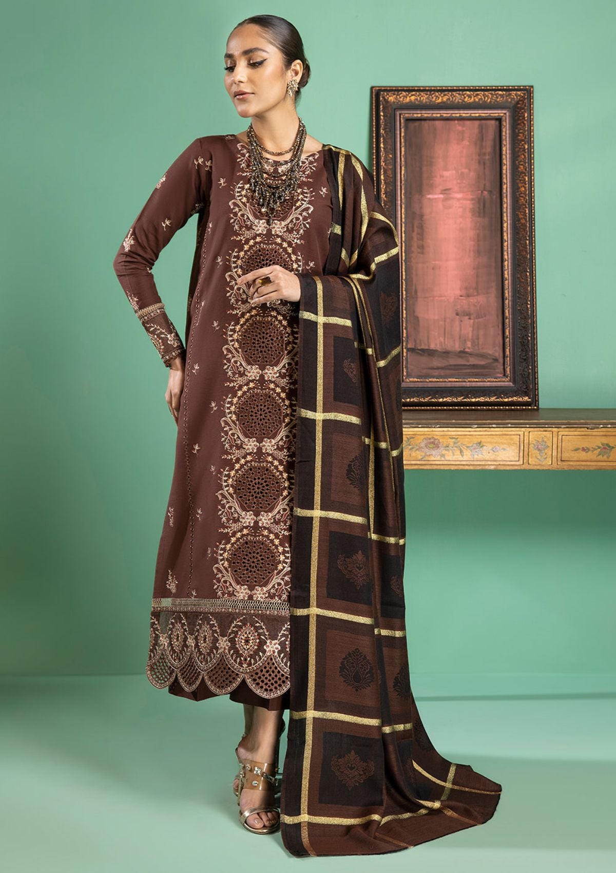 Winter Collection - Bin Ilyas - Remal - Khaddar - D#1956-B