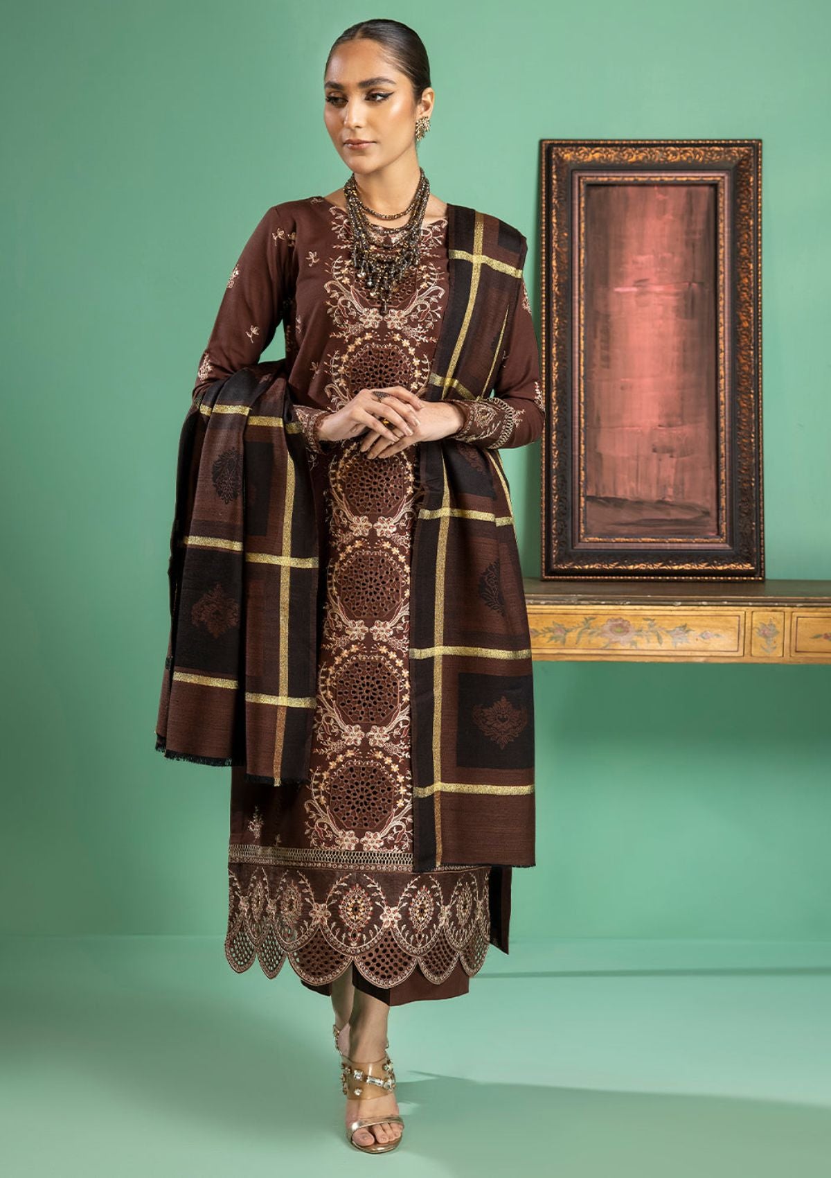 Winter Collection - Bin Ilyas - Remal - Khaddar - D#1956-B