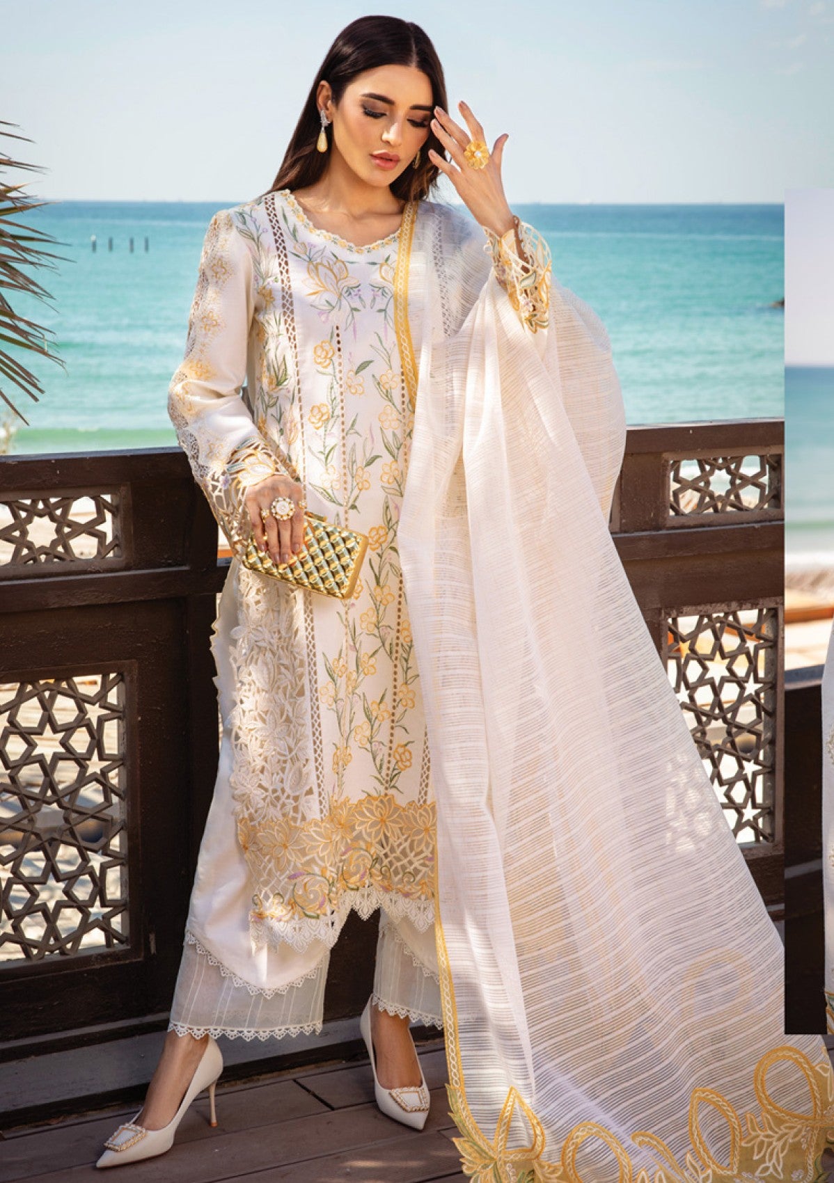 Lawn - Rang Rasiya - Premium - Summer 25 - RR#07 - Nooreh