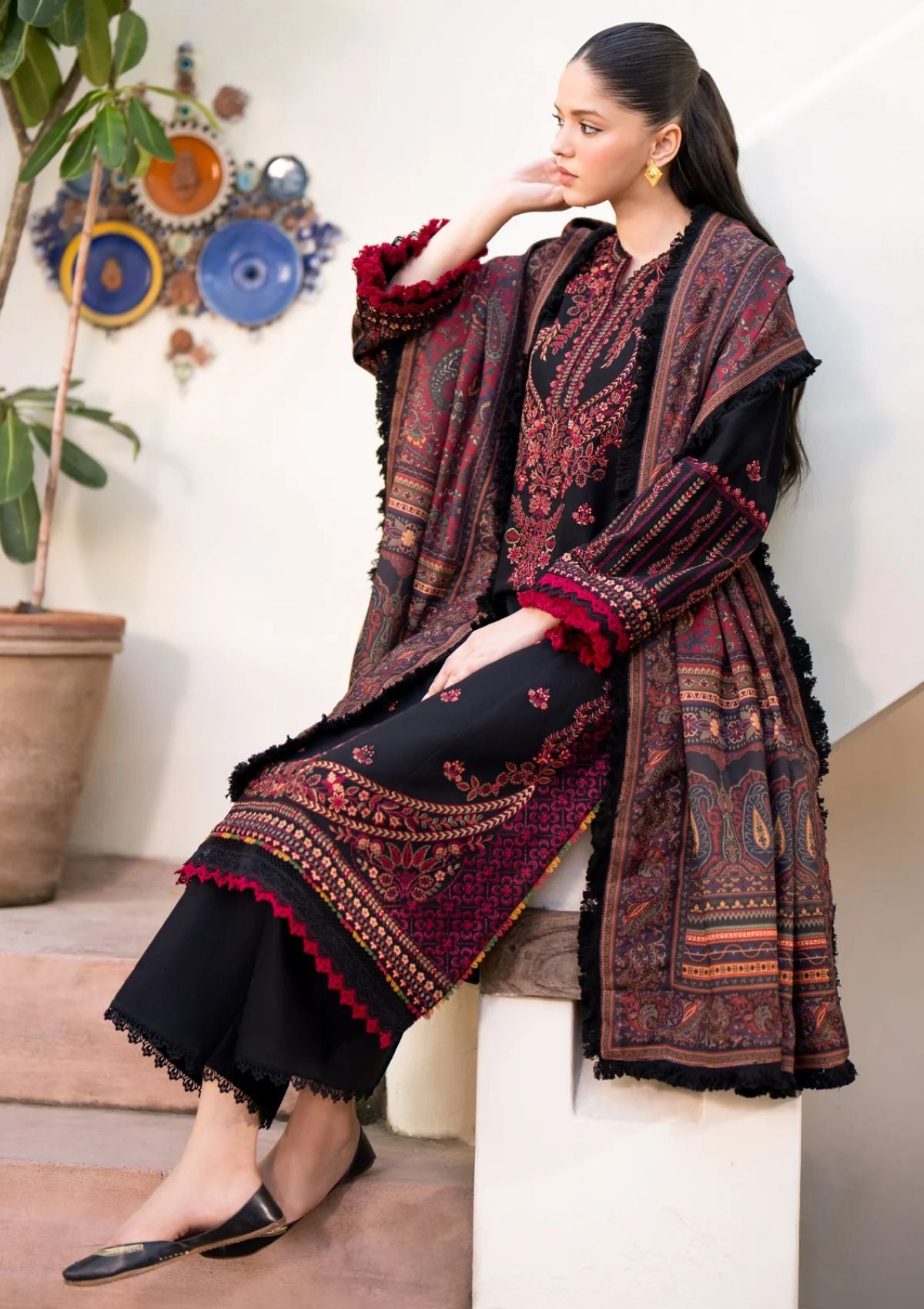 Winter Collection - Xenia - Dhoop Kinaray 24 - DK#03 - SIYAH