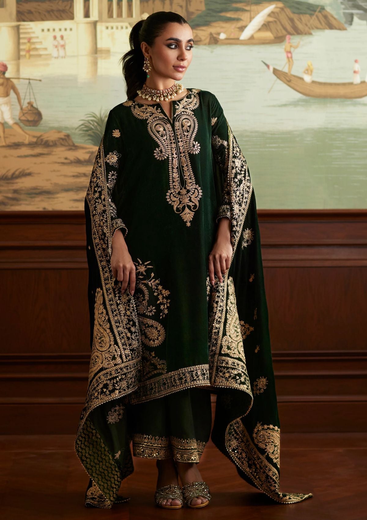 Winter Collection - Mina Hasan - Velvet Luxe - Zehra