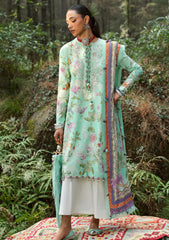 Lawn - Zaha - Unstitched Lawn 25 - ELARA (ZL25-02 B)