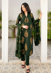 Pret - Zauk - Eid Edit - Premium 26 - Bottle Green