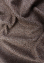 Drago Rugby Flannel Super 130's Wool Fabric - M Brown