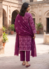 Winter - Rubaaiyat - Pashmina Embroidered 26 - D#07 - Magenta