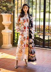 Lawn Collection - Elaf - Print Chikankari 24 - ECT-02A - Melrose